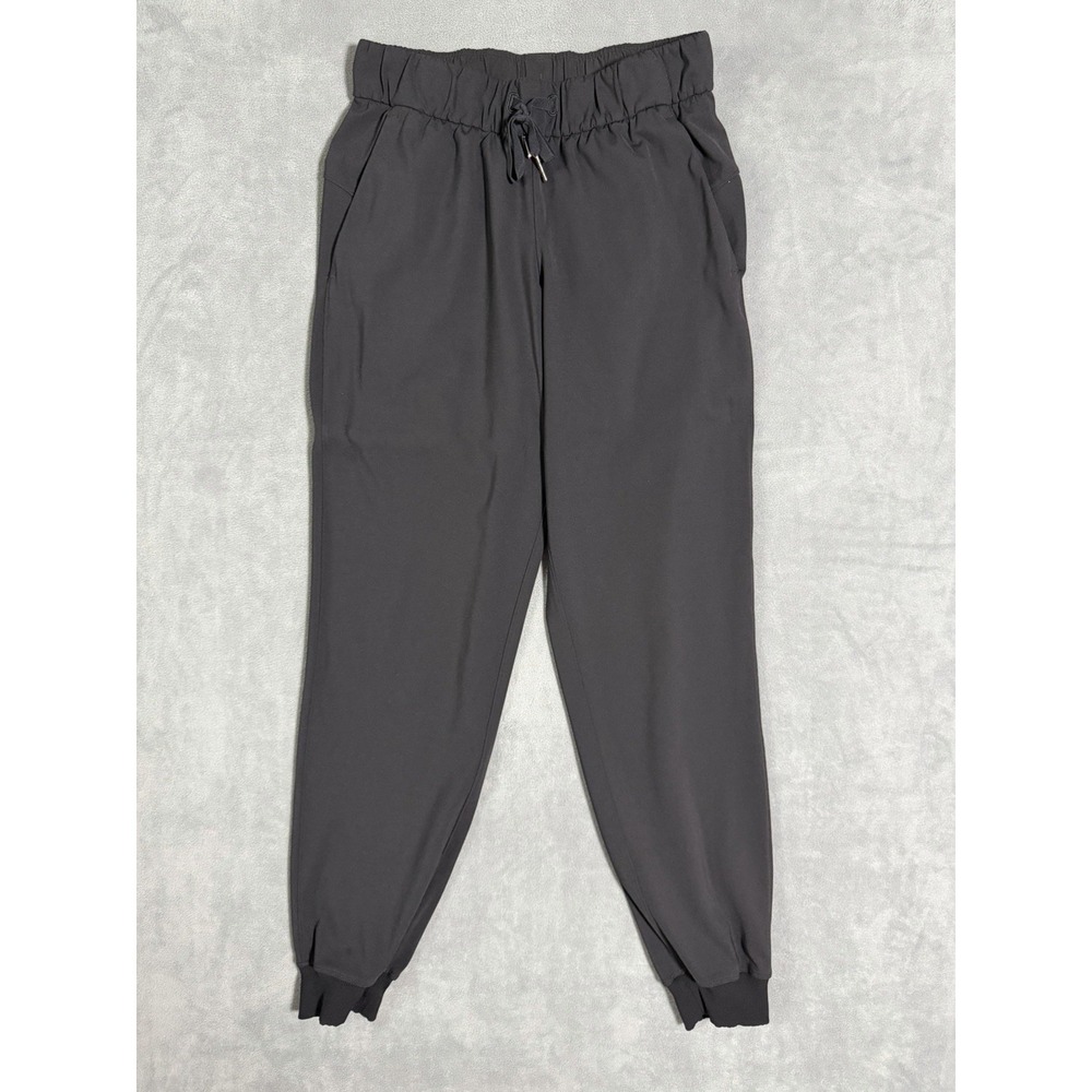 Lululemon Women's Drawstring Stretch Performance Joggers Black Size 4‎